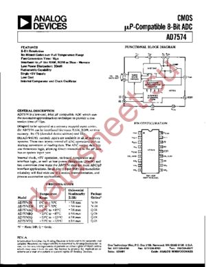 AD7574BQ datasheet  